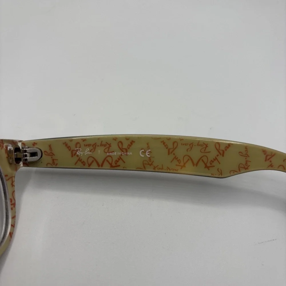 Ray Ban RB 5184 5057 50-18-145 Brown Tortoise Red Eyeglasses Frames #C35